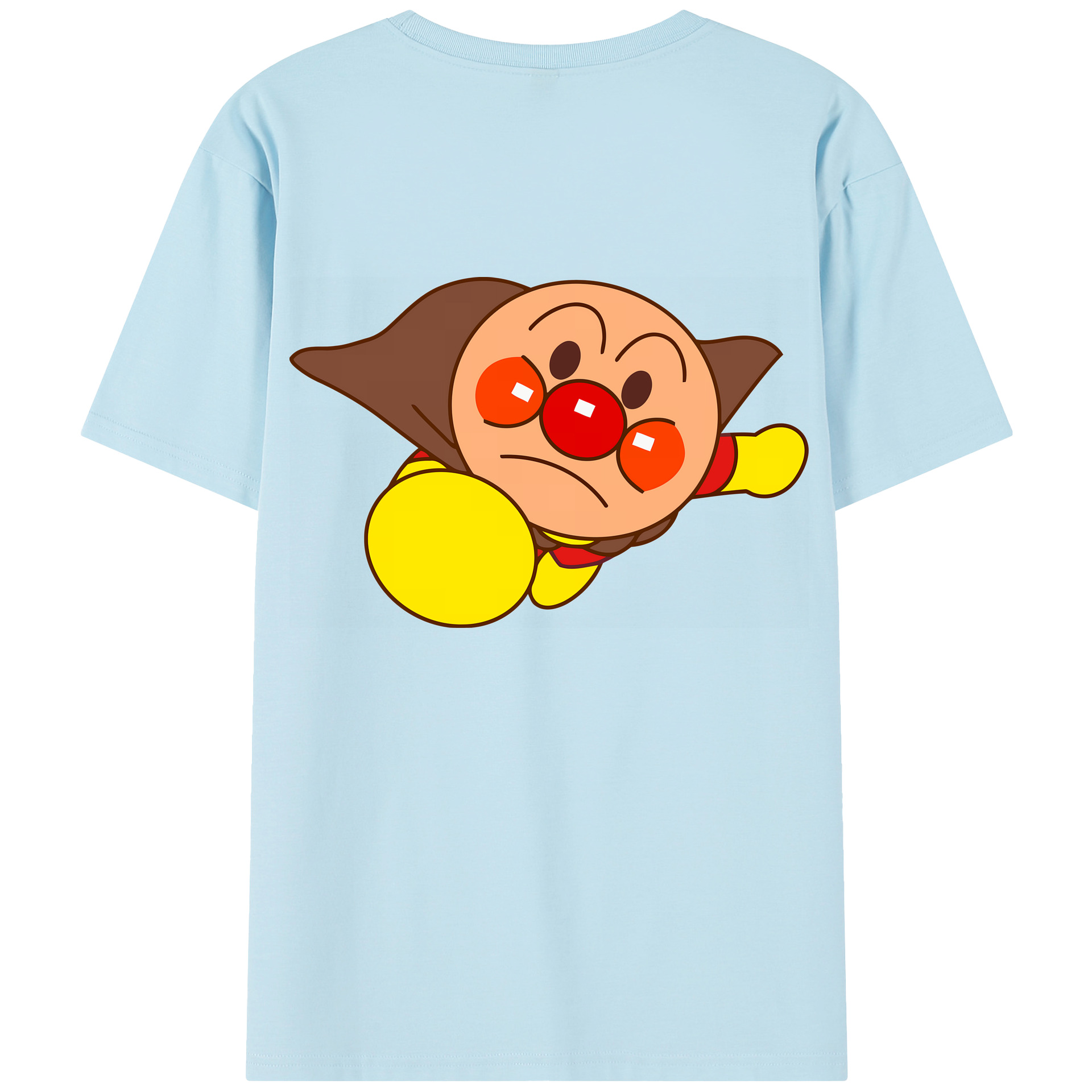 （画像用） アンパンマン Anpanman 綿100％半袖Tシャツ（背面プリント）